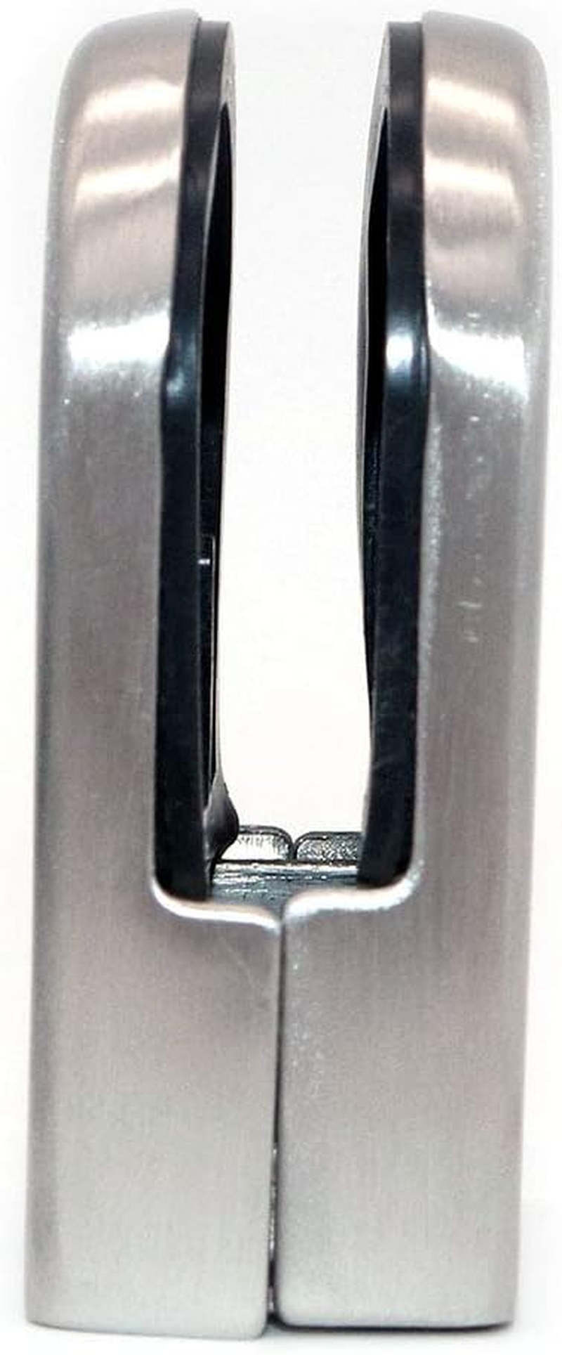 NUZAMAS Set of 8 Glass Clamps Suitable for 10-12Mm Glass Panel, Stainless Steel 304 Made Satin Finish, Adjustable Glass Bracket Flat Back for Balustrade Staircase, Pool Fence image number 4