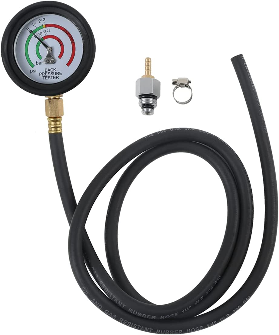 CMTOOL Exhaust Back Pressure Tester Kit with 6-Foot Hose, Gauge, Car Adapter (M12&M18) image number 3