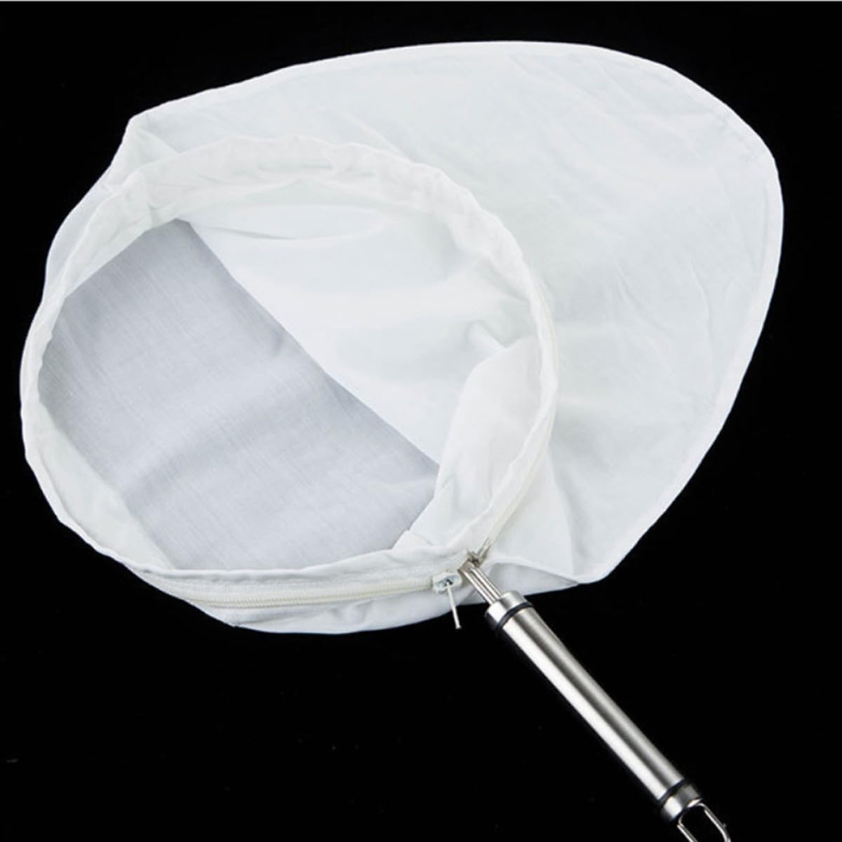 BESPORTBLE Coffee Strainer Bag Tea Filter Bag with Stainless Steel Ring Reusable Fine Mesh Milk Tea Pouch for Home Cafe Brewing Drip Coffee Maker Accessories image number 3