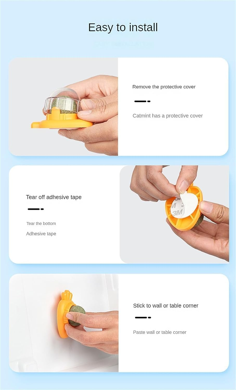 9 Pack Catnip Toys, Catnip Ball Cat Feather Toy for Cats Lick, Teeth Cleaning Dental Edible Kitty Toys,Natural Rotatable Cat Treat Toys for Indoor Cats image number 4