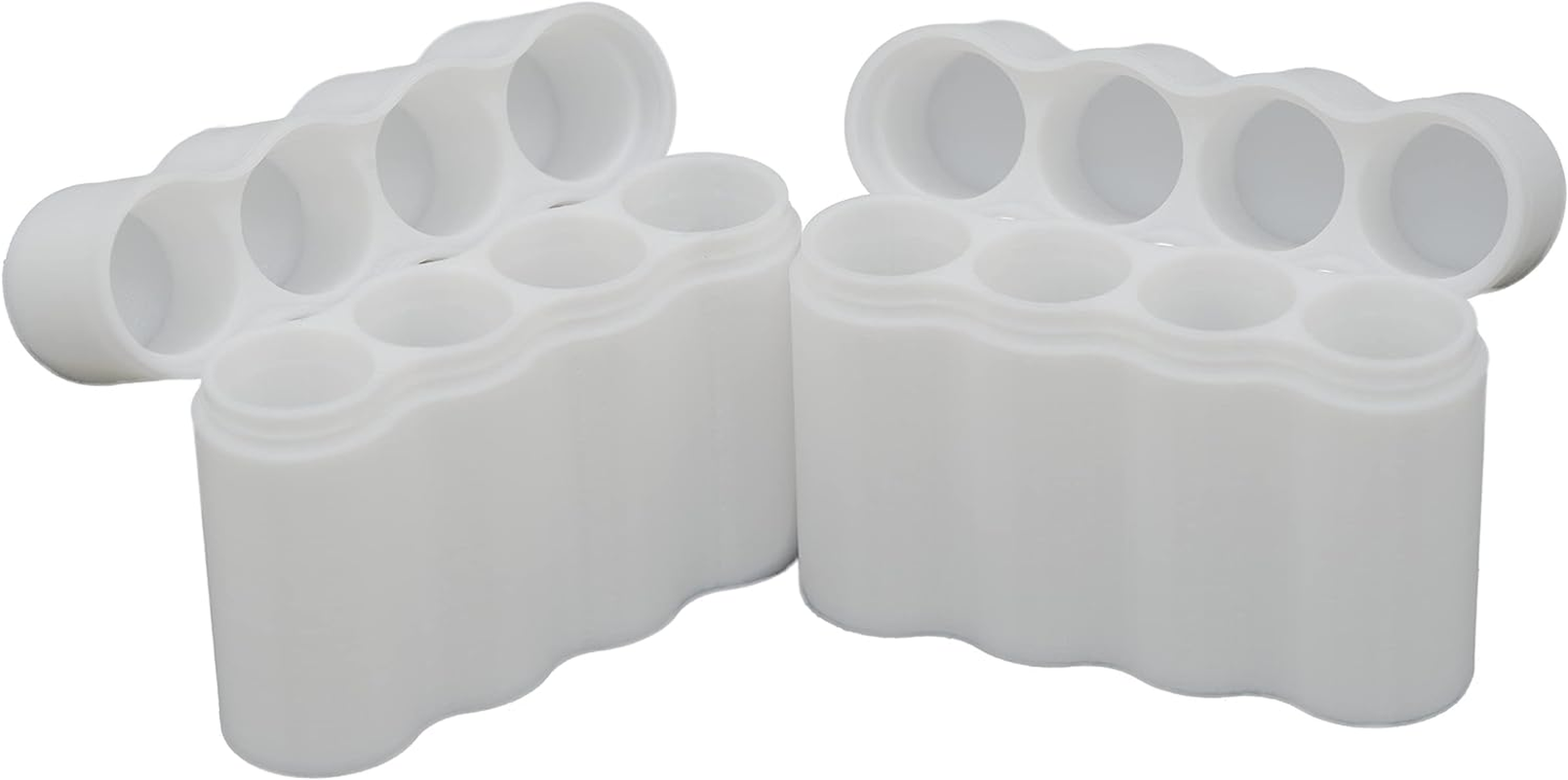 Slimline AA Battery Case, Soft Durable Material - Pack of 2 (Holds 4 Batteries) image number 4