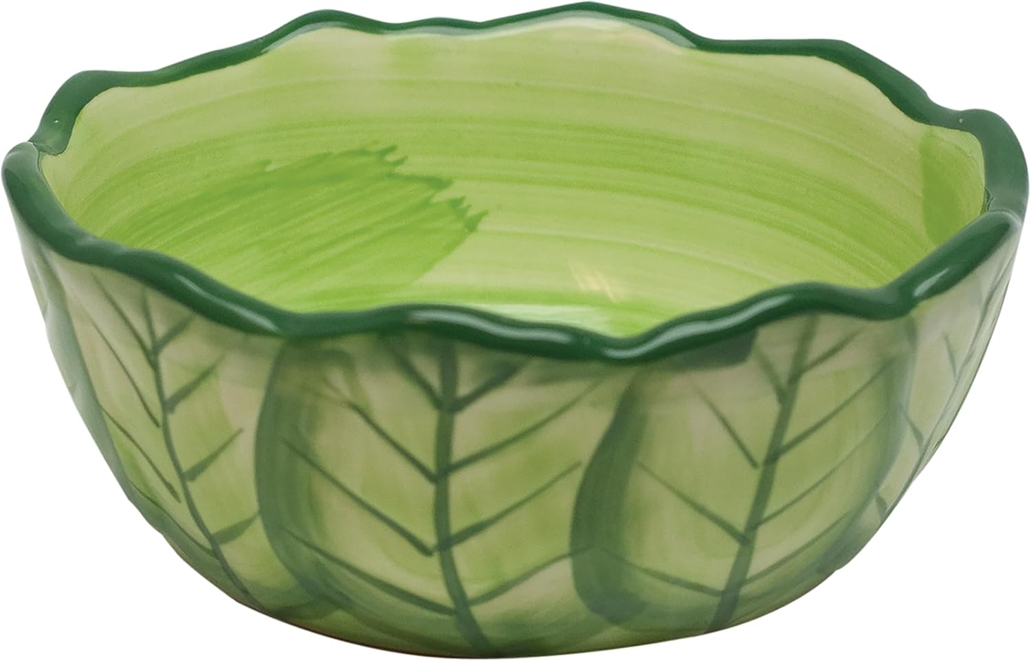 Kaytee Vege-T-Bowl Cabbage 6 Inches, Green image number 1