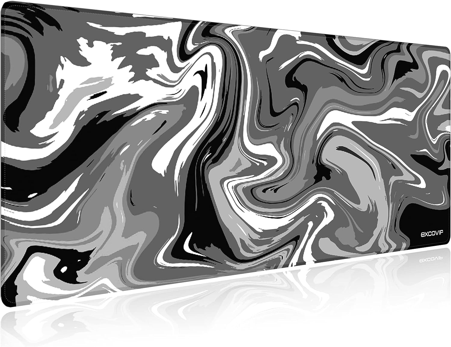 Excovip Large Gaming Mouse Pad,Large Stable Rubber Base Mousepad with Stitched Edges,700X300X2 Mm XL Mousepad,Beautiful Desk Pad for Keyboard and Mouse,Mountain Scenery, 0062