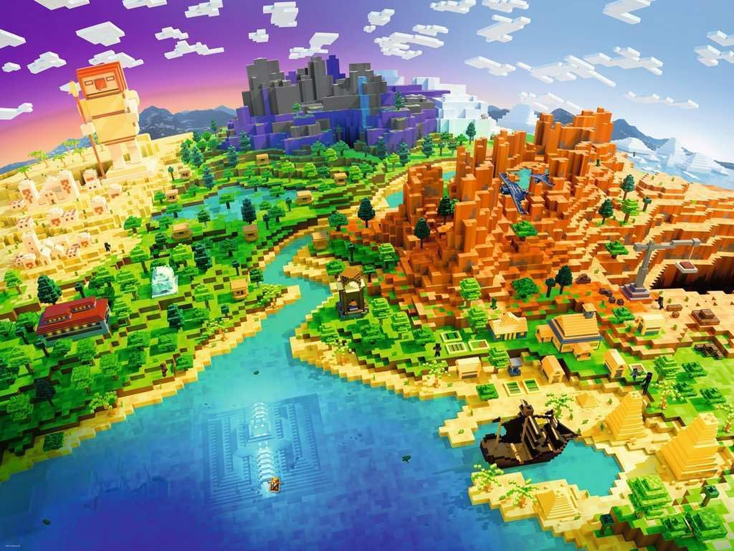 Ravensburger - World of Minecraft 1500 Pieces image number 2