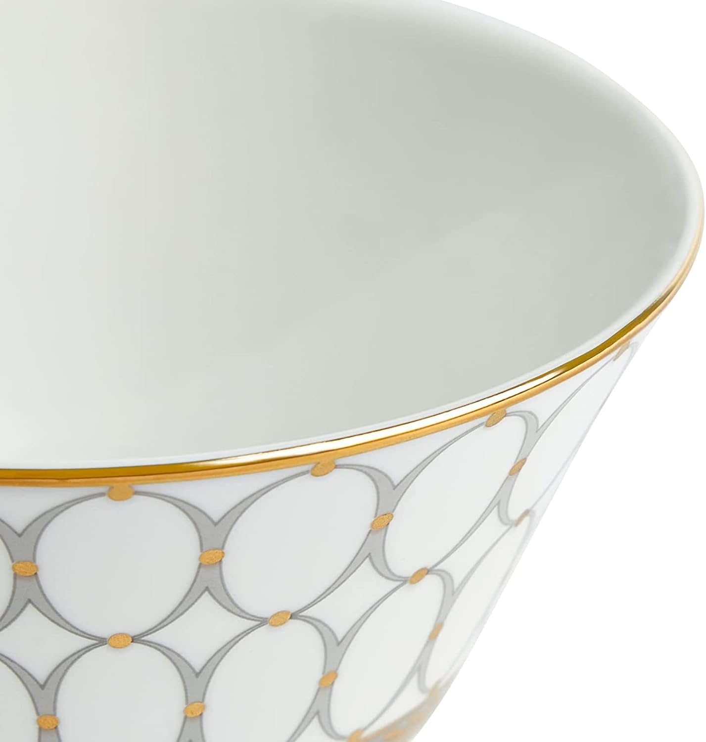 Wedgewood 1065320 Renaissance Gray Bowl Plate, Approx. 4.3 Inches (11 Cm), Wedding Gift, Gift