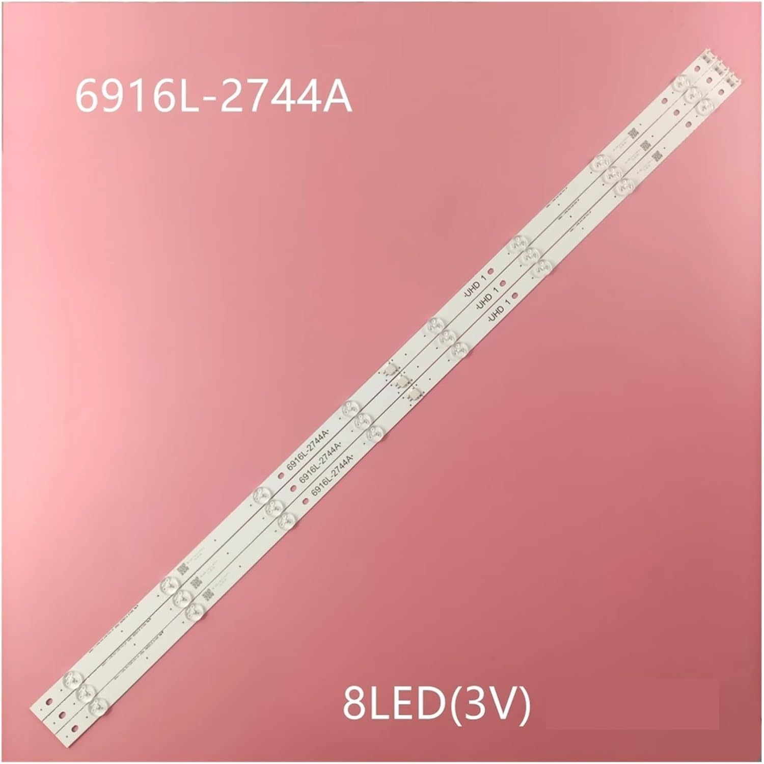 3 Pcs/Set LED Backlight Strip for 43UH610A 43UH6100 43UH620V 43UH610T 43UH630V 6916L-2744A UHD