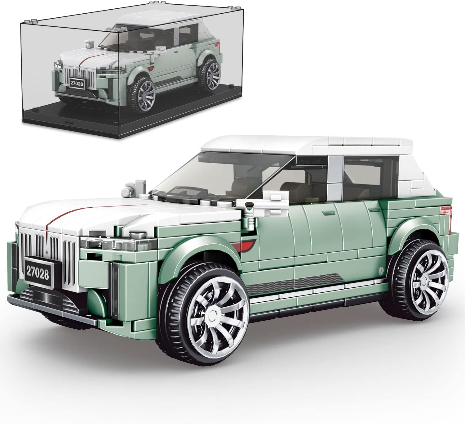 Mould King Speed Champions Nissan GTR NISMO Car Models Building Toys with Display Case, 27031 Model Car Kits Building Blocks, Racingcar Building Sets for Adults Kids 8+(384 PCS)