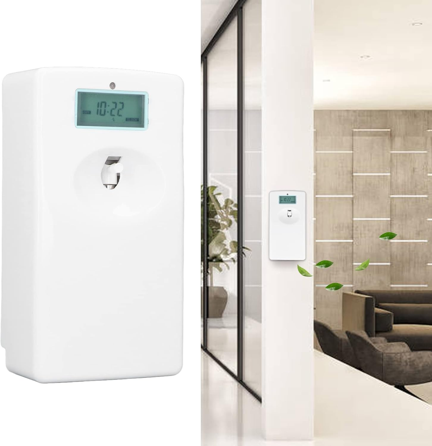 Automatic Perfume Dispenser, Fragrance Sprayer, Automatic Air Freshener Dispenser, Aroma Dispenser, Wall Mounted Aroma Diffuser for Bathroom, Hotel, Commercial Place image number 1