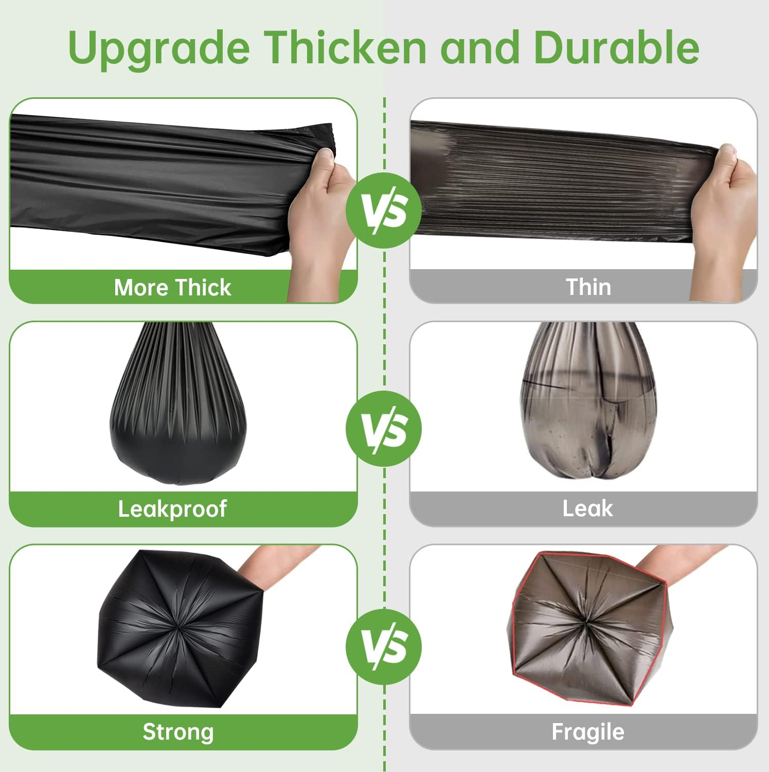 25 Portable Camping Toilet Bags, 8 Gallon Leak-Proof Trash Bags, 1.1 Mil Super Thick Biodegradable Waste Bags for Outdoor Boating Travel image number 4