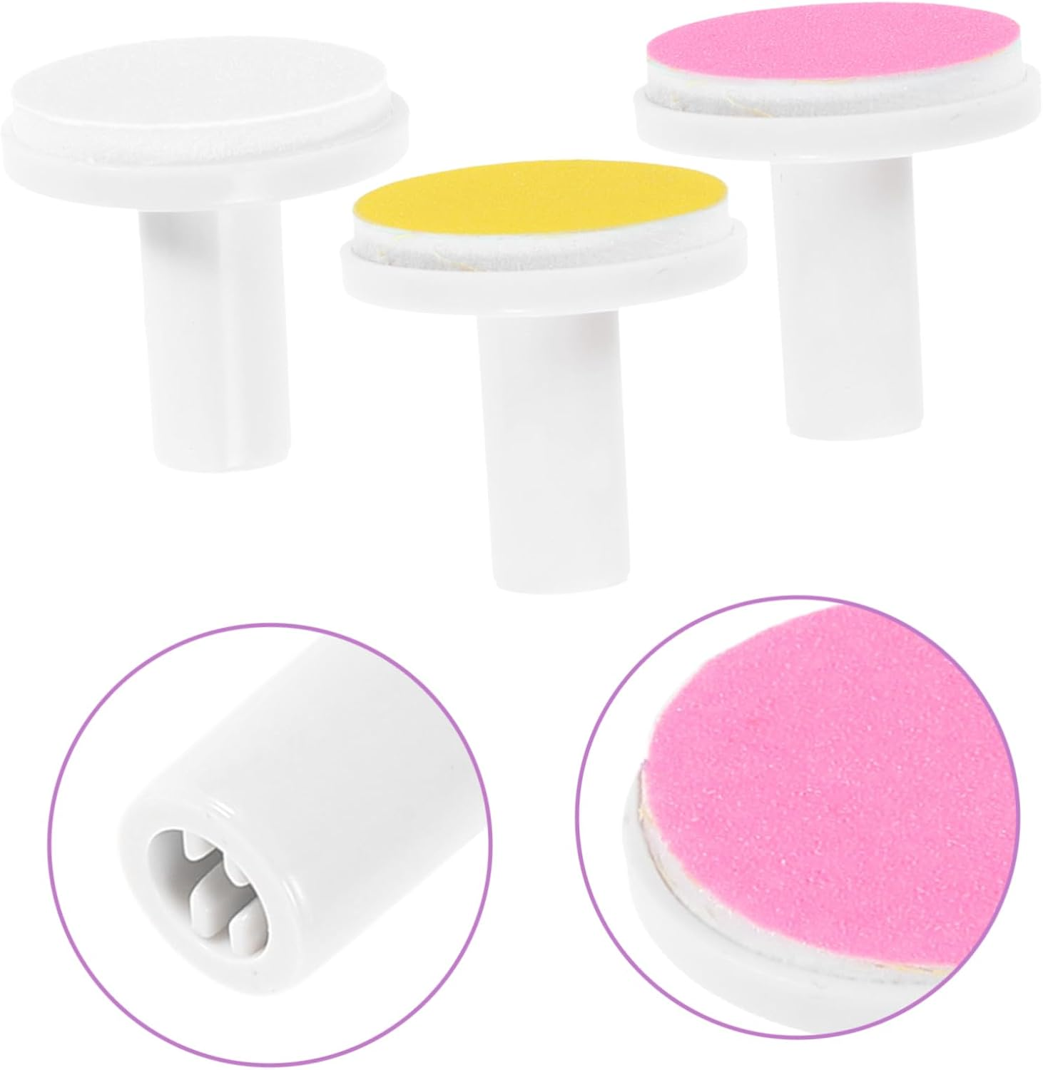 BCOATH 6Pcs Armor Replacement Sheet Electric Nail File Nail Trimmer Replacement Pads Nail Buffer Replacement Pads Nail File Replacement Pads Nail Trimmer for Sandpaper image number 4