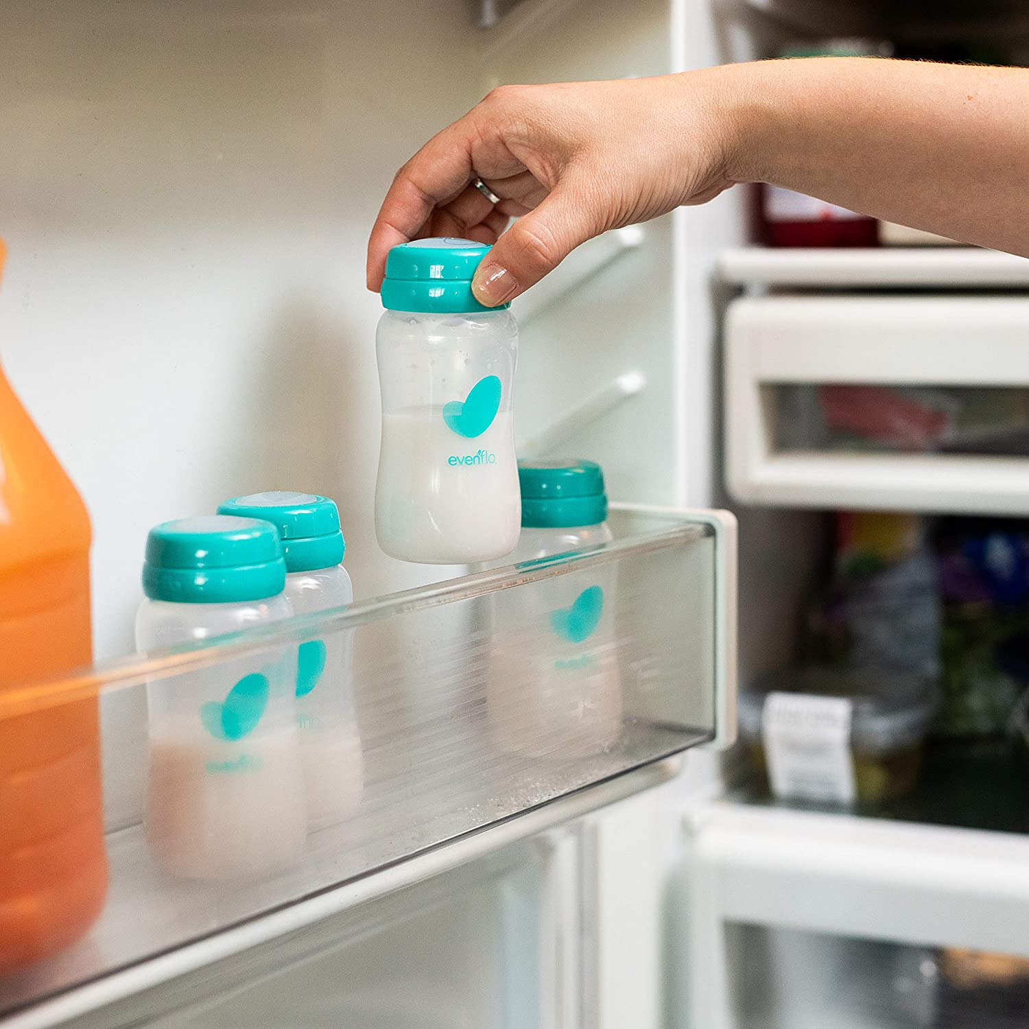 Evenflo Advanced Breast Milk Collection Bottles, 5Oz 6 Pack image number 5