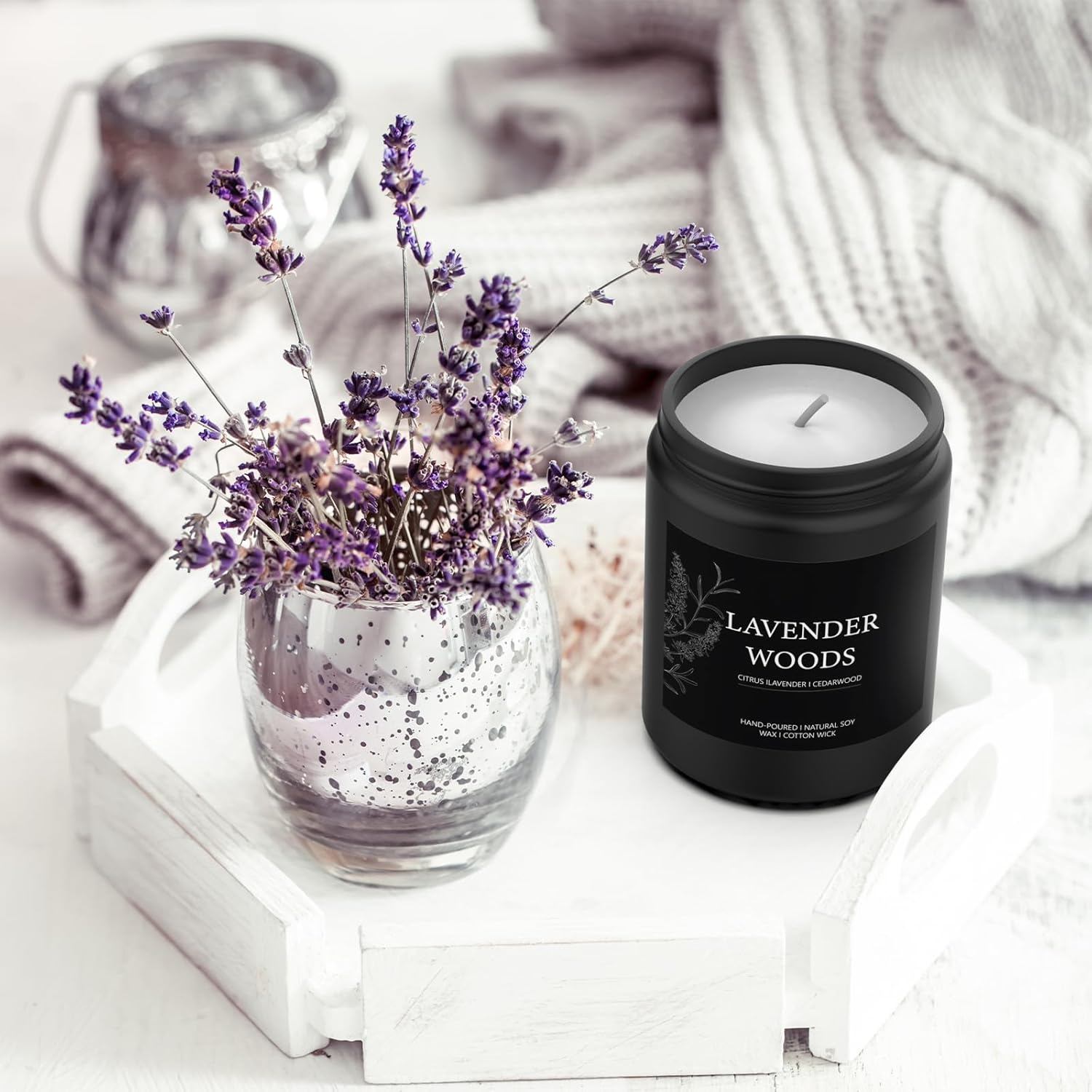 Scented Candle Gifts for Men 200G Soy Candles Relaxation, Aromatherapy, Home Decor & Gifts for Women Birthday, Valentine, Christmas, Anniversary Aromatherapy Present image number 5