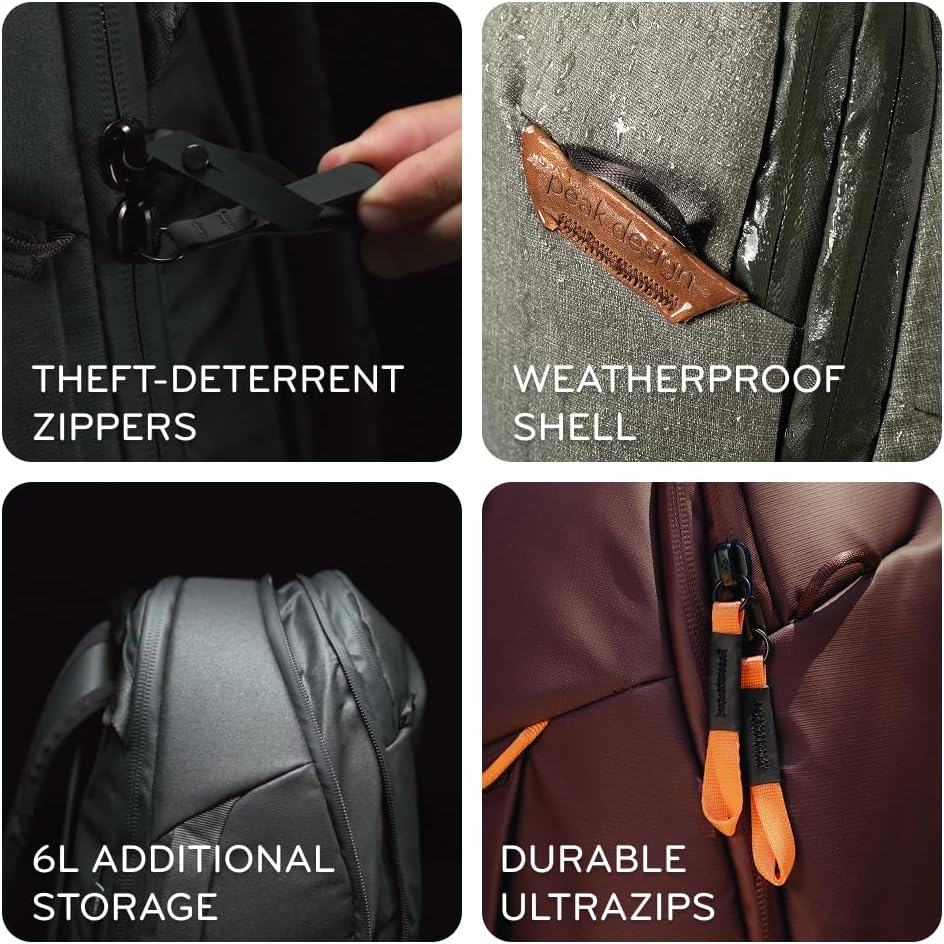 Peak Design Travel Backpack 30L V2 - Sage image number 6