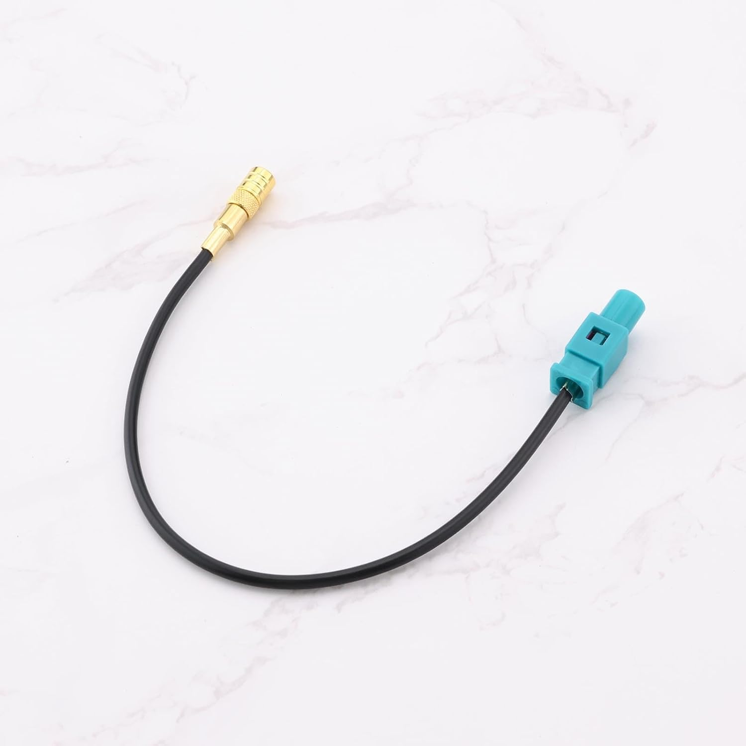 Ecsing Car Antenna Adapter Cable Fakra M Plug to SMB F Socket Compatible with Blaupunkt Compatible with JVC Compatible with Kenwood Compatible with Clarion image number 4