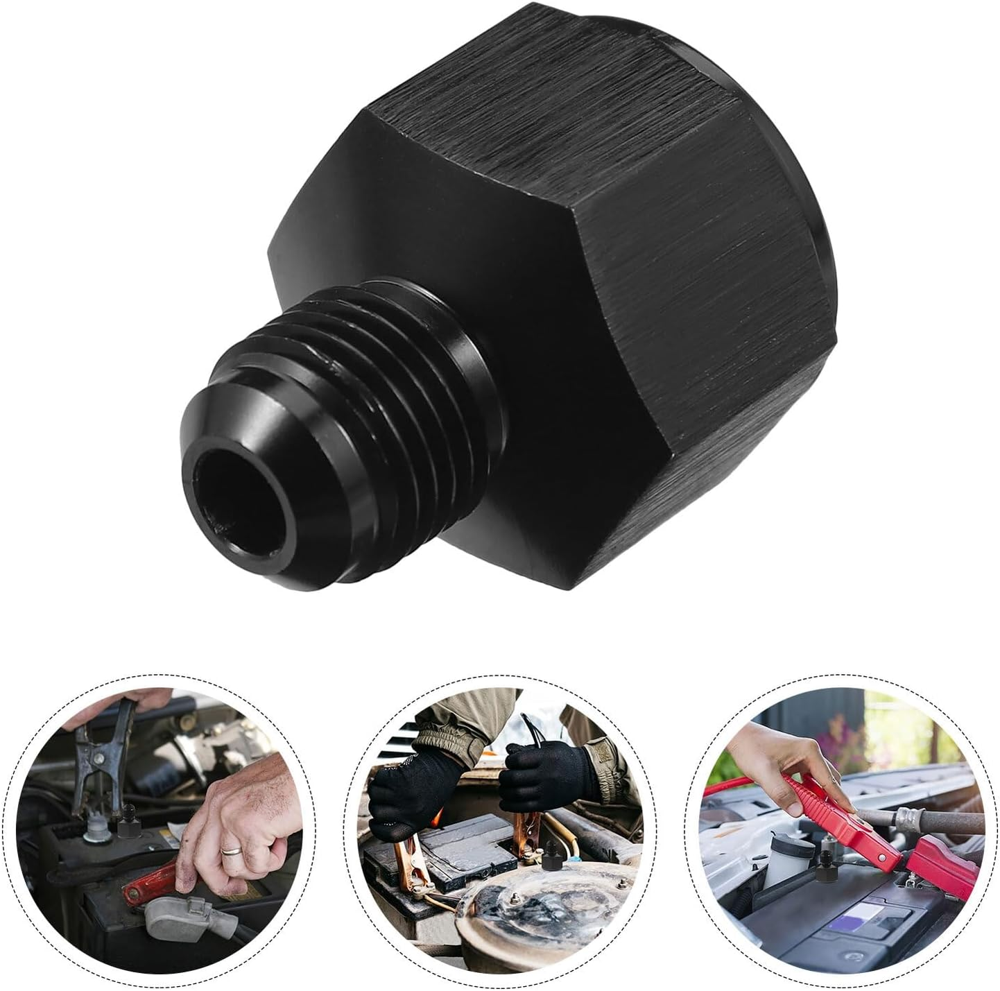 Flare Reducer Hose Adapter to Male to Female Aluminum Fitting for Car Parts Connection Easy Installation Automotive Flare Hose Reducer image number 6