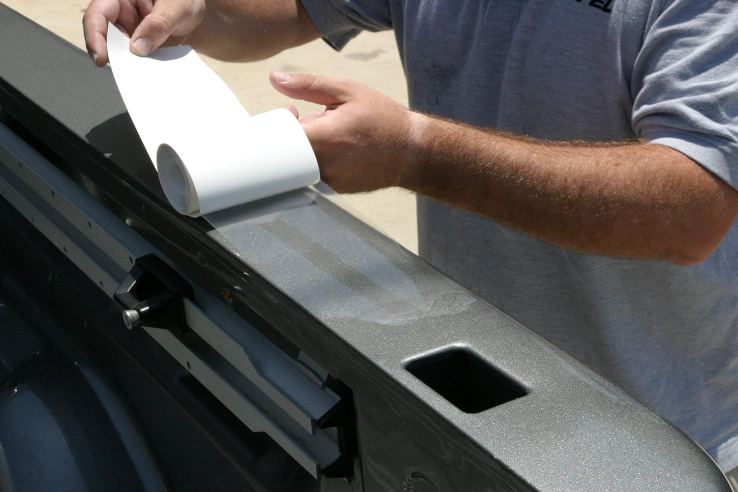 XPEL Universal Bed Rail Kit, Clear, 4 Inch X 17 Feet Size image number 1