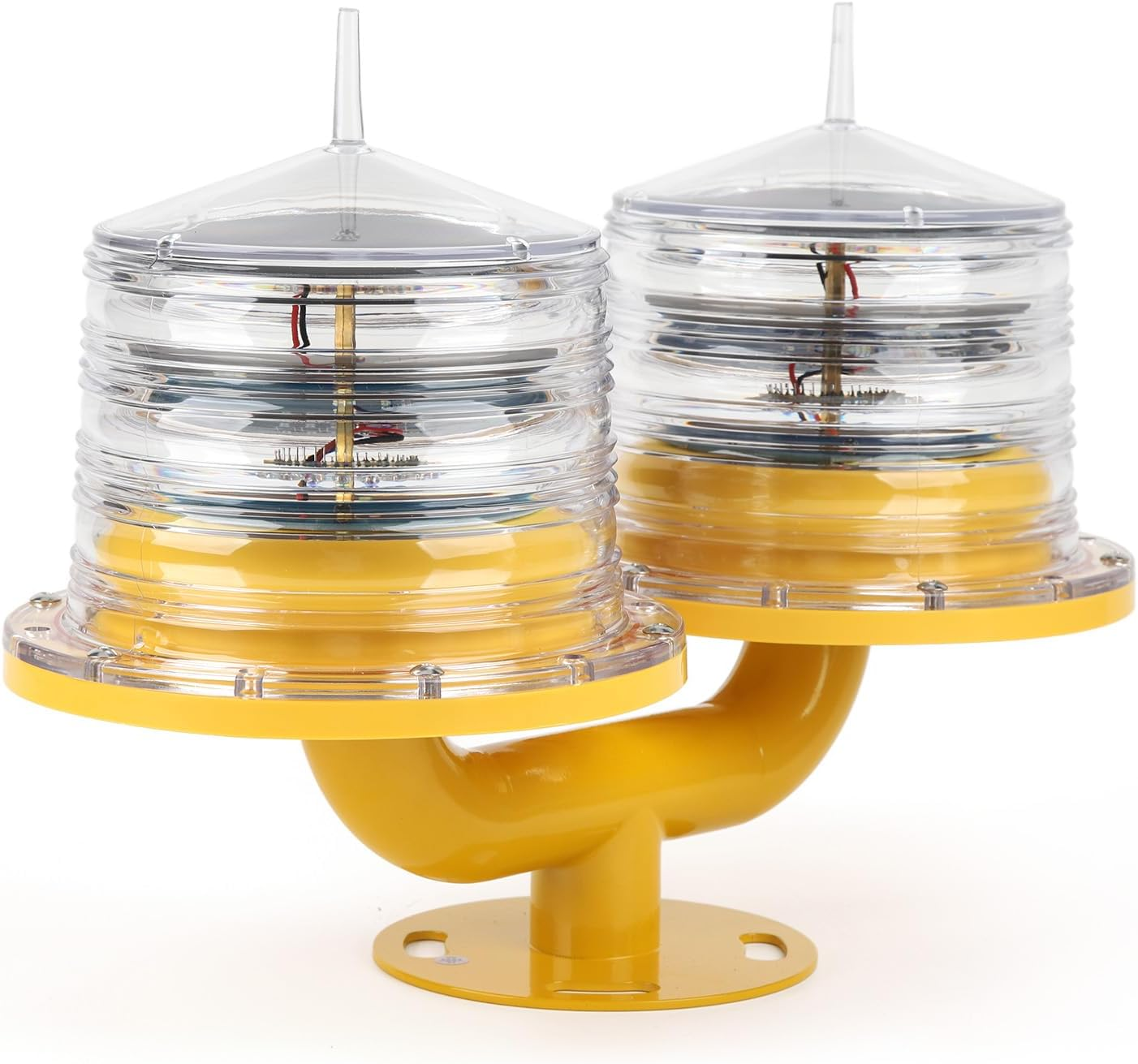 Beacon Light, Navigation Lamp UV Signal Light, Compatible with Marine Rivers Lakes, 360 Degree Control IP68 Waterproof Solar Warning Light (同時に2つのライトがあります) image number 5