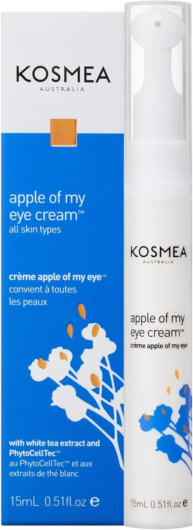 Kosmea Apple of My Eye Cream 15Ml &ndash; Natural Eye Cream with Apple Stem Cell Technology, Rosehip Oil & White Tea Extract &ndash; for Brightening & Hydration image number 5