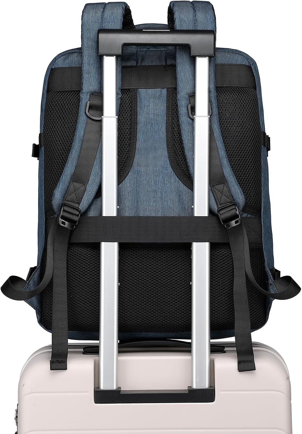 Kono Cabin Bags Underseat Carry on Backpack 45 X 36 X 20 Cm Hand Luggage Bag Large Capacity Travel Backpack - Navy image number 3