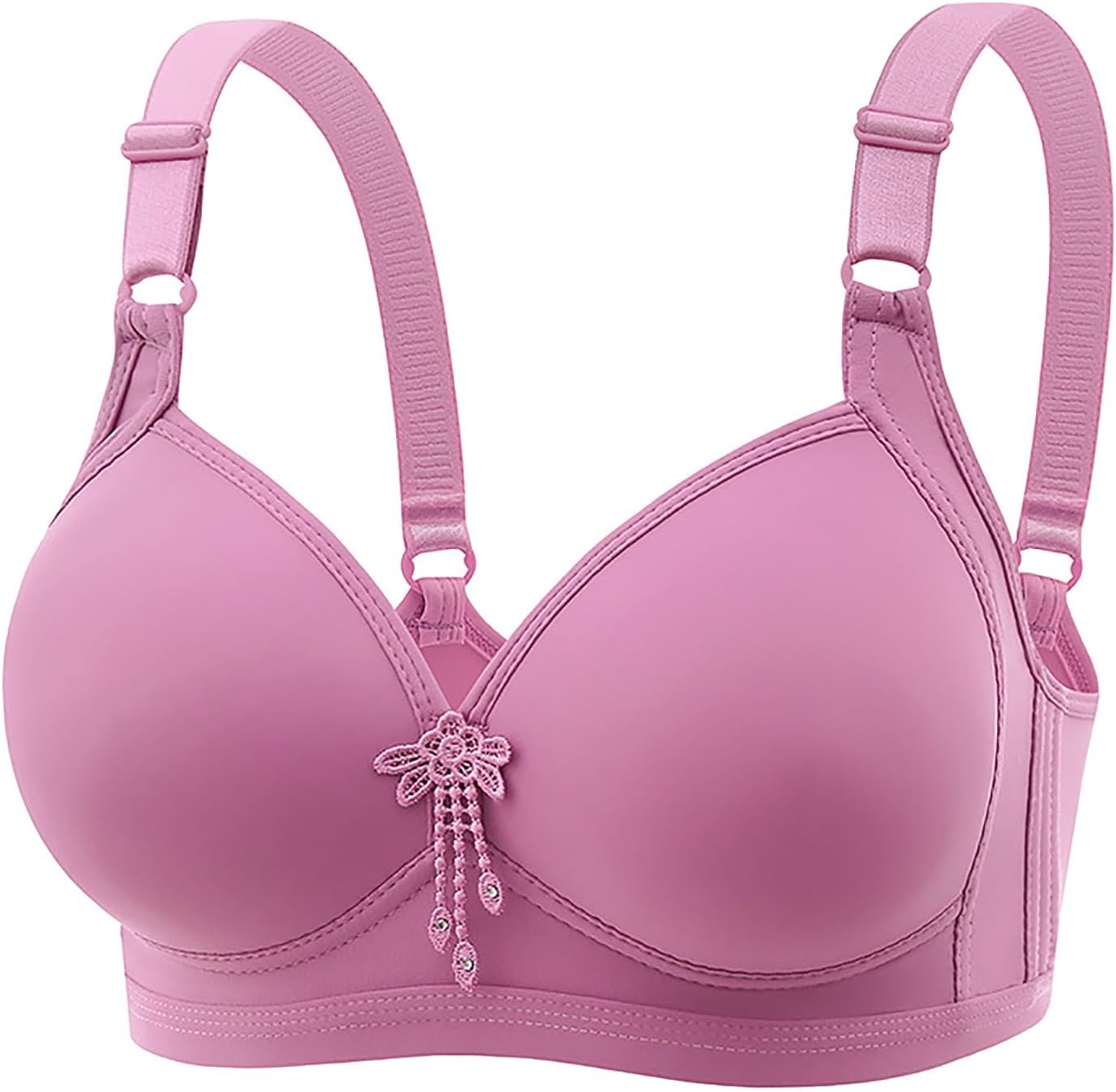 Black Lace Bralette Women'S Sports Bras Ped Pack Womens Non Wired 36C plus Size High Impact Maternity Pregnancy Supportive Doreen Bralettes Maternity Ladies Packs of 2 Full Support