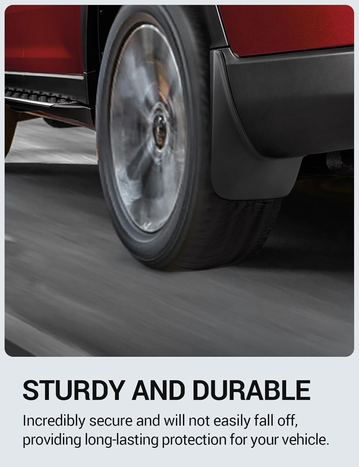 Ecarzo Mud Flaps Compatible with Jeep Grand Cherokee L 2025 2024 2023 2022 2021 3-Row No Drilling Required All Weather Mud Splash Guards Mudflap Front & Rear Jeep Grand Cherokee L Accessories 4Pc Set image number 1