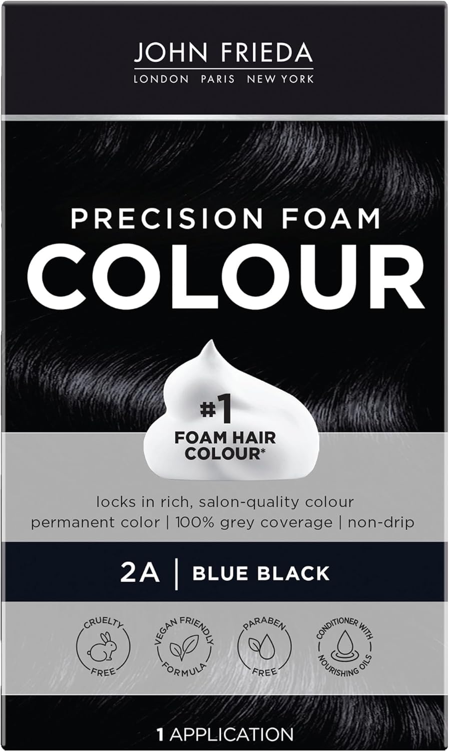John Frieda Precision Foam Colour, Blue Black 2A