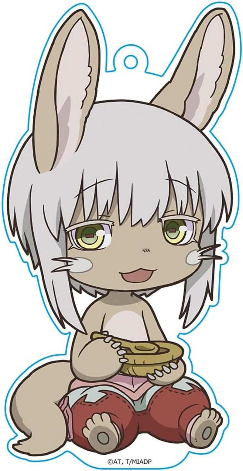 Azu Maker Movie Version "Made in Abyss" - the Dawn of Deep Souls - Punikoro! Key Holder (With Stand) Nanachi Naratsu Stew