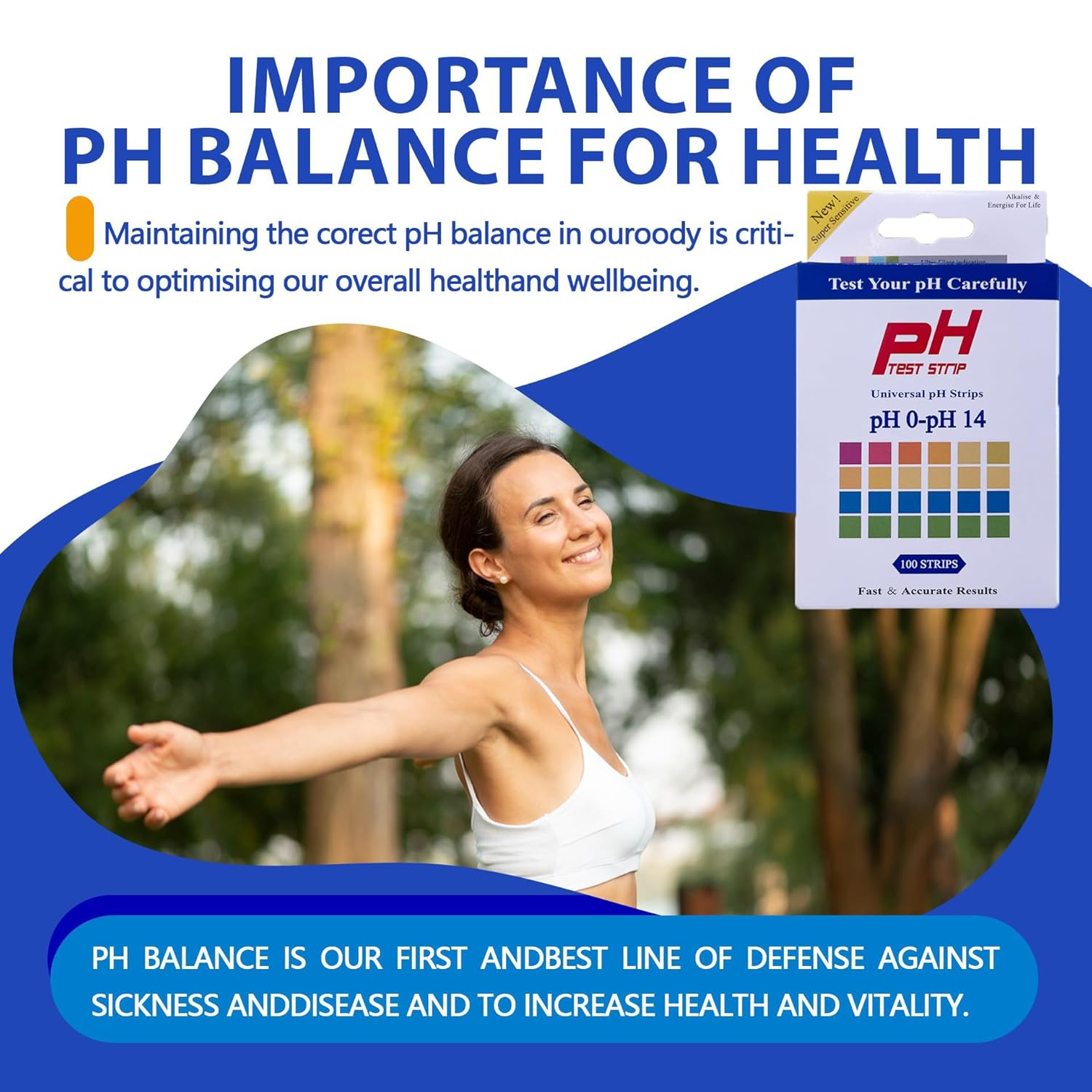 Universal Ph Test Strips 0-14, 100Ct Kit for Food, Soap Making & Kombucha, Accurate Litmus Paper Ph Test Strips for Liquids, Water, Aquarium, Pool, Spa - 100 Strips image number 6