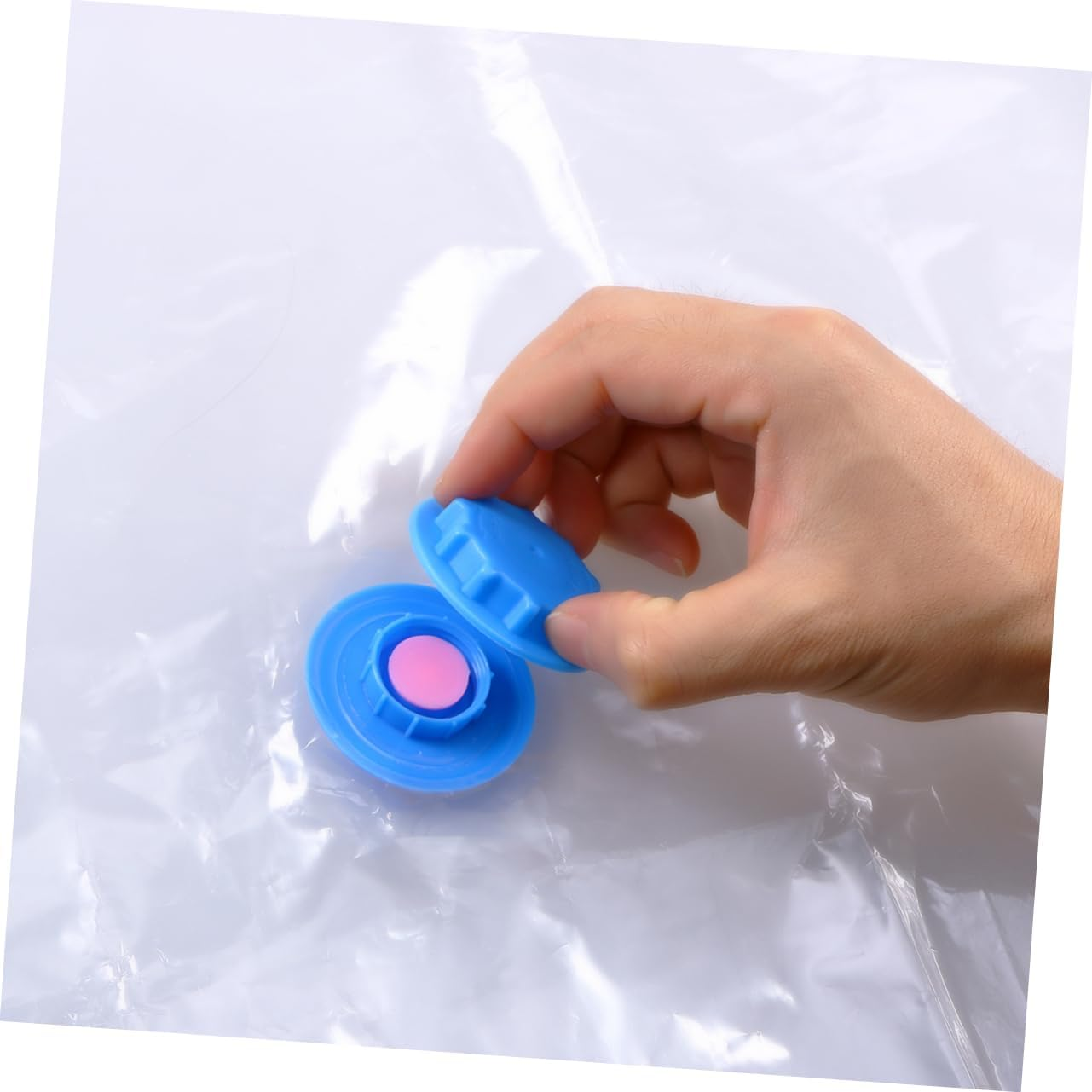 LABRIMP Reusable Vacuum Sealer Bags for Luggage Quilt Compression Storage Bags for Bedding image number 5