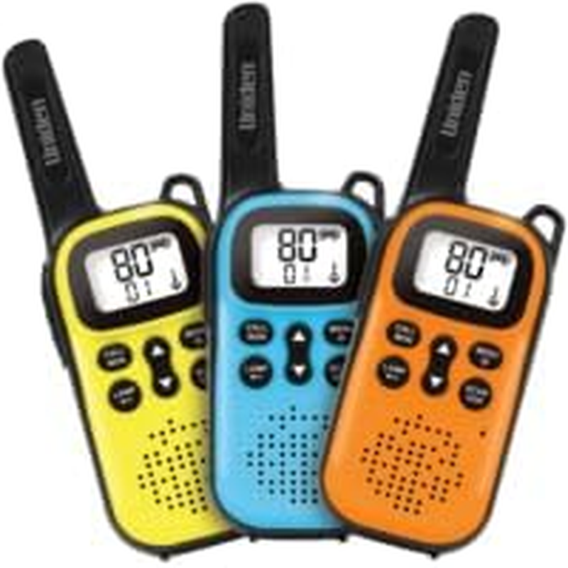 Uniden - 80 Channel Mini Compact UHF Handheld Radios &ndash; Triple Colour Pack image number 2