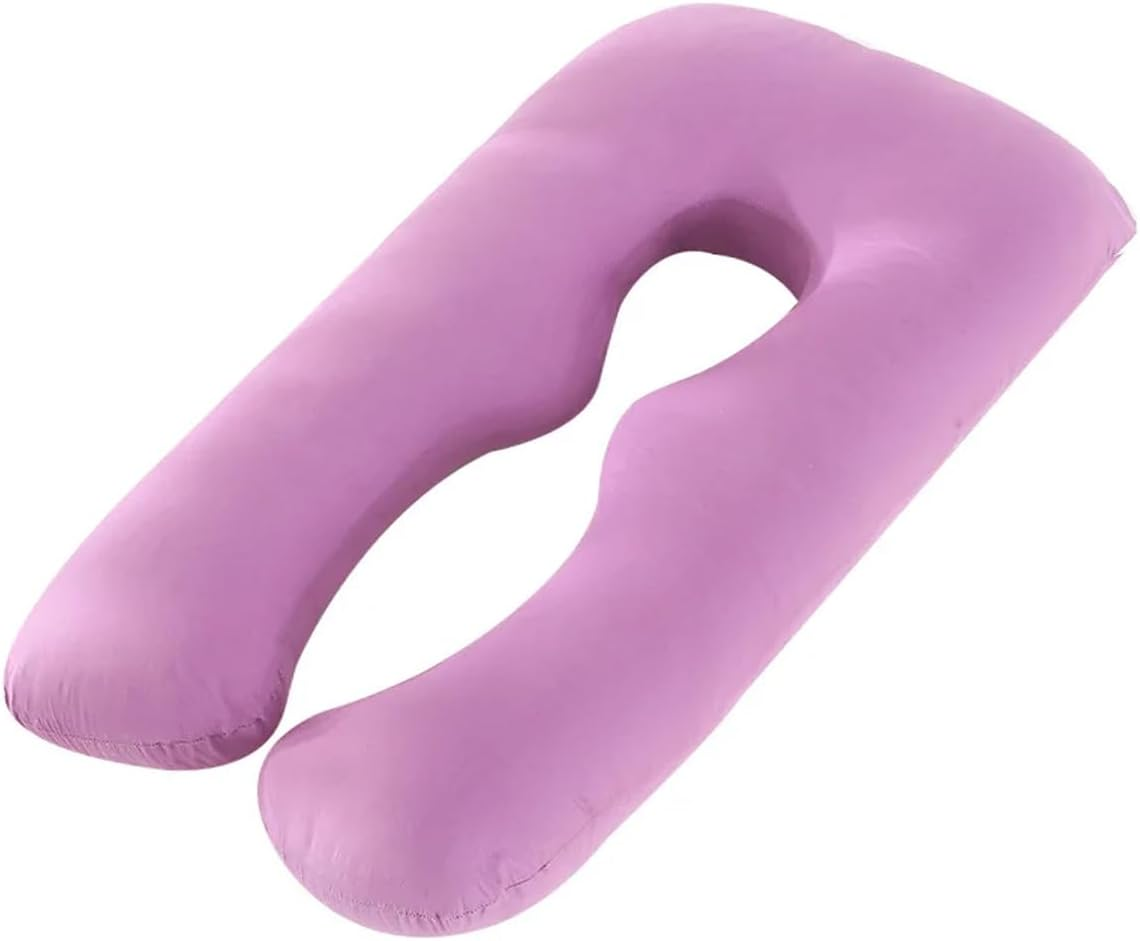 AIMALL U-Shaped All-Cotton Maternity Pillow Multifunctional Lumbar Side Sleep Cushion
