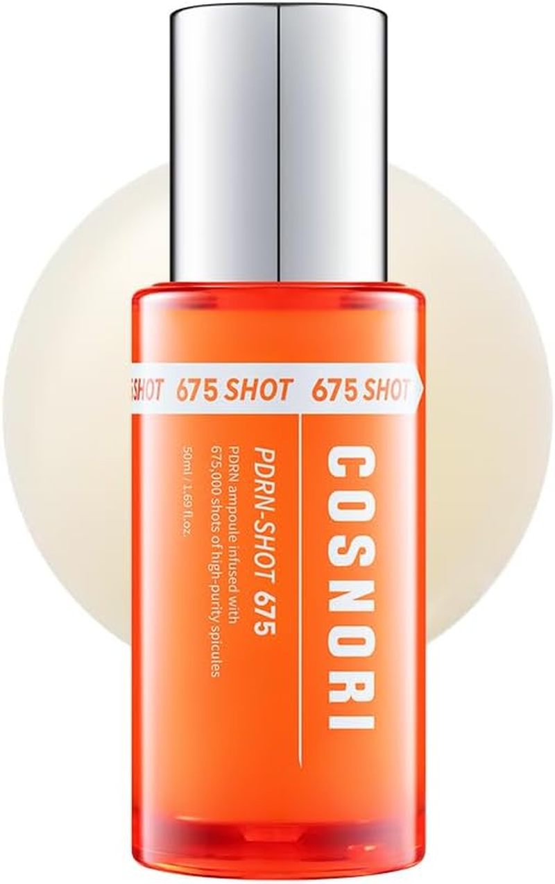 COSNORI Pdrn-Shot 675 - Korea Facial Serum with 675,000 High Purity Spicules - Turnover K-Beauty Face Serum with High Nutrition Salmon DNA PDRN - Intensive Facial First Essence (50Ml / 1.69 Fl. Oz.) image number 1