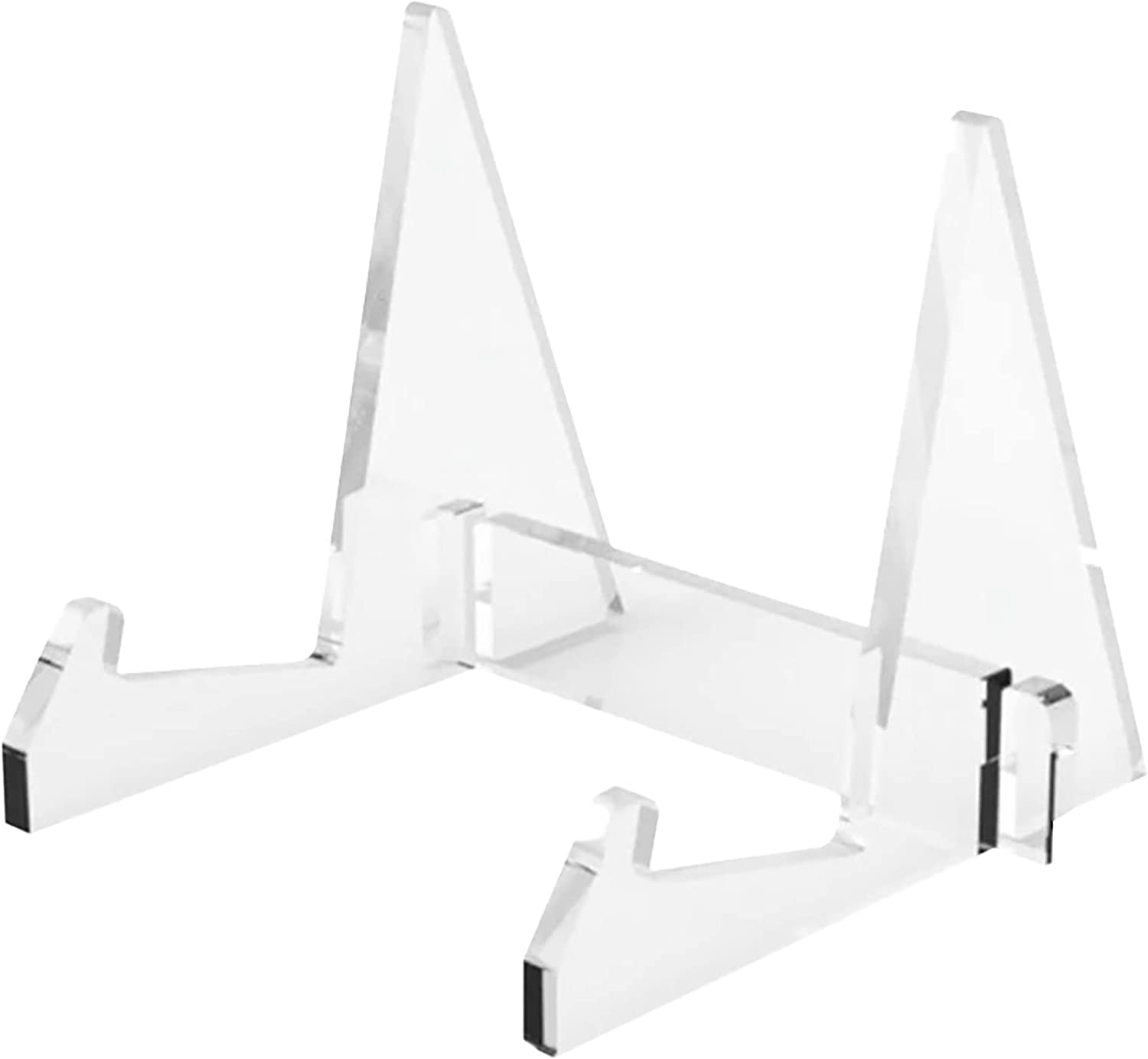 Tunghey Vinyl Record Holder Acrylic Record Display Stand Portable Book Display Stand image number 3