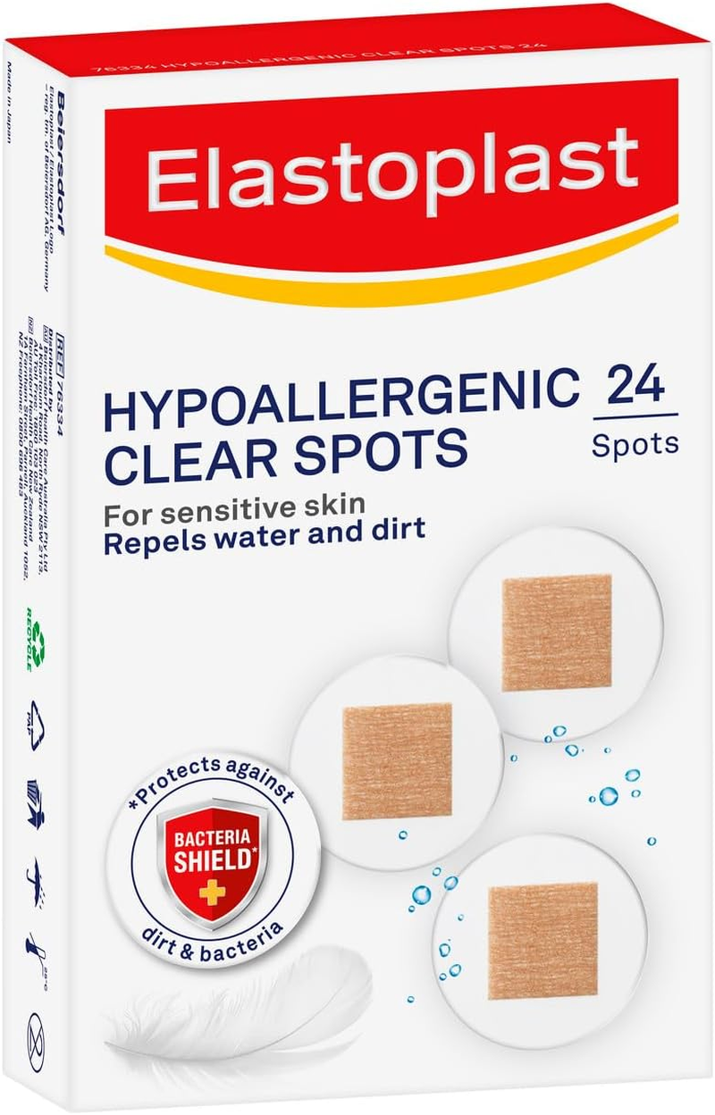 Elastoplast Hypoallergenic Clear Spots Plasters 24 Pack image number 6
