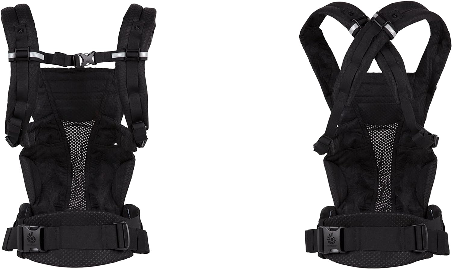 Ergobaby Omni Breeze Baby Carrier, Rated First in Airflow* with Softflex&trade; Mesh for Maximum Breathability,Onyx Black image number 2