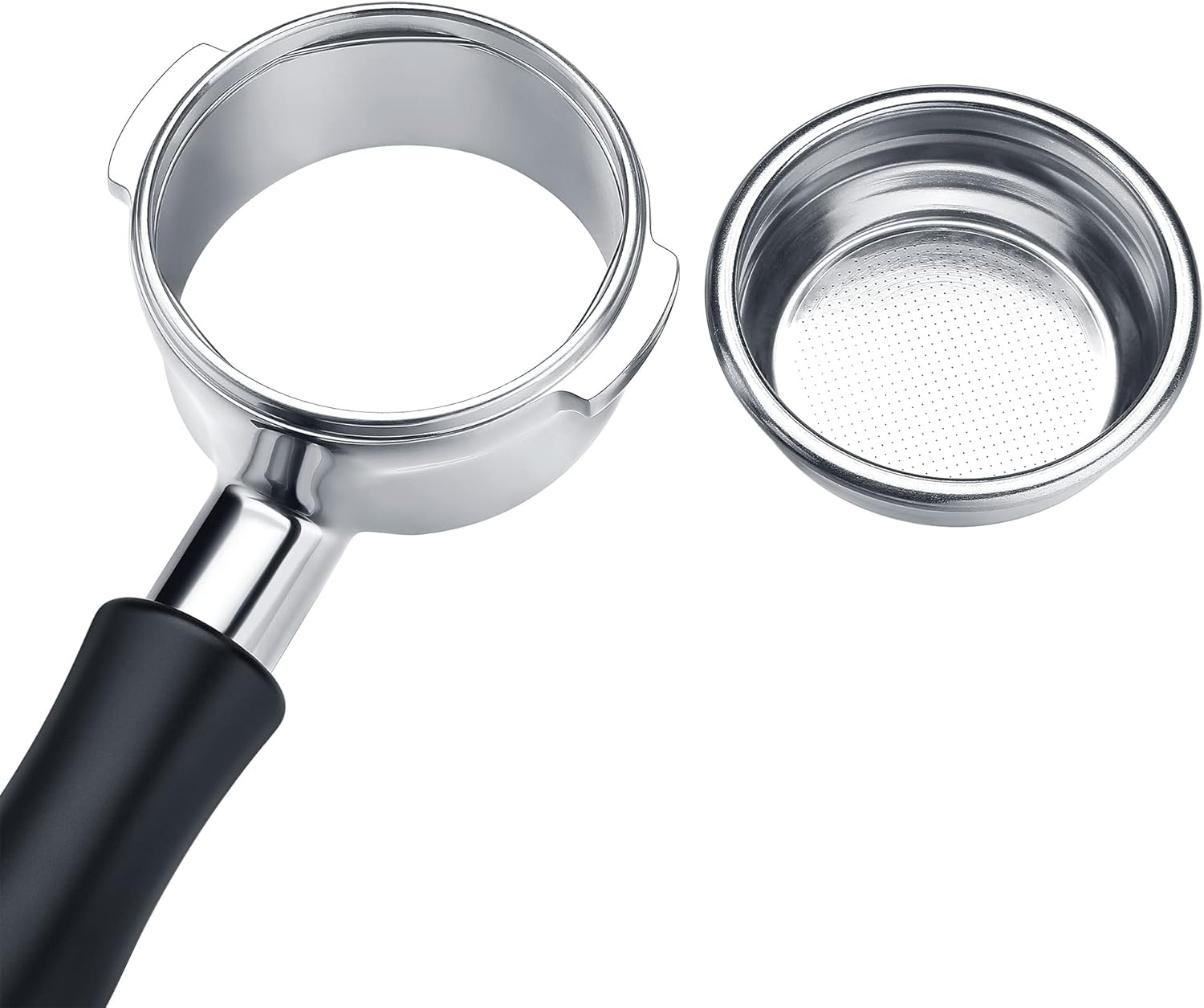 Normcore 58Mm Bottomless Portafilter | Bottomless Naked Portafilter | Filter Basket Included | Fits Breville Dual Boiler Espresso Machine BES900XL, BES920XL, BES980XL, BES990BSS image number 6