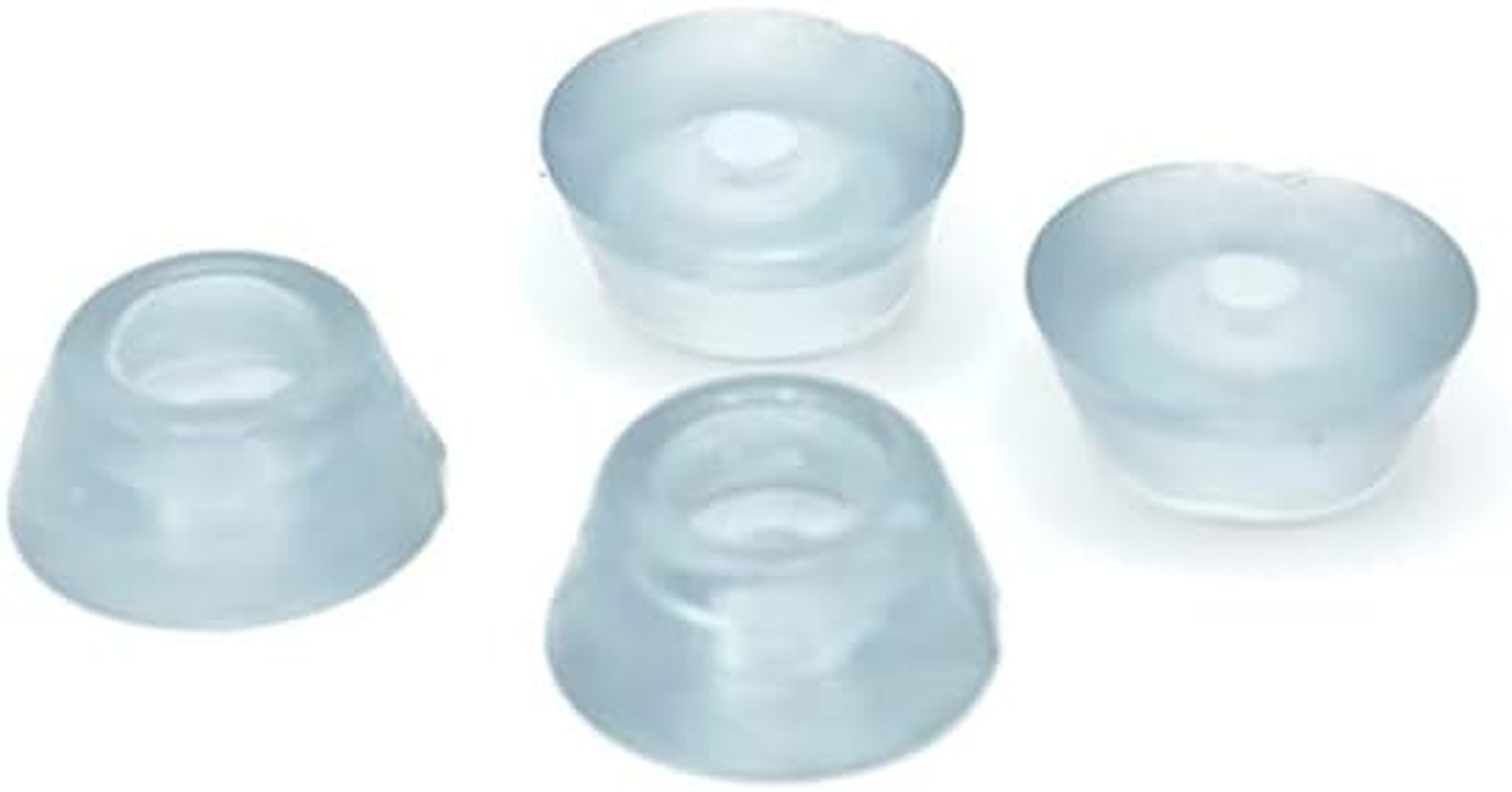 20 Pcs Rubber Feet Pads for Furniture Adhesive Clear Bumper Pads 2 Sizes Shock-Absorbing Buffers Noise Absorption Protectors Pads for Kitchen Cupboard Home Door Handle Knob, Large (&Oslash;27Mm)