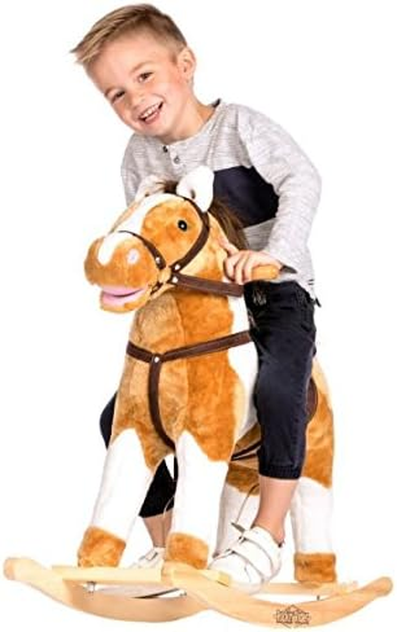 Rockin' Rider Turbo Rocking Horse Ride On, White image number 2