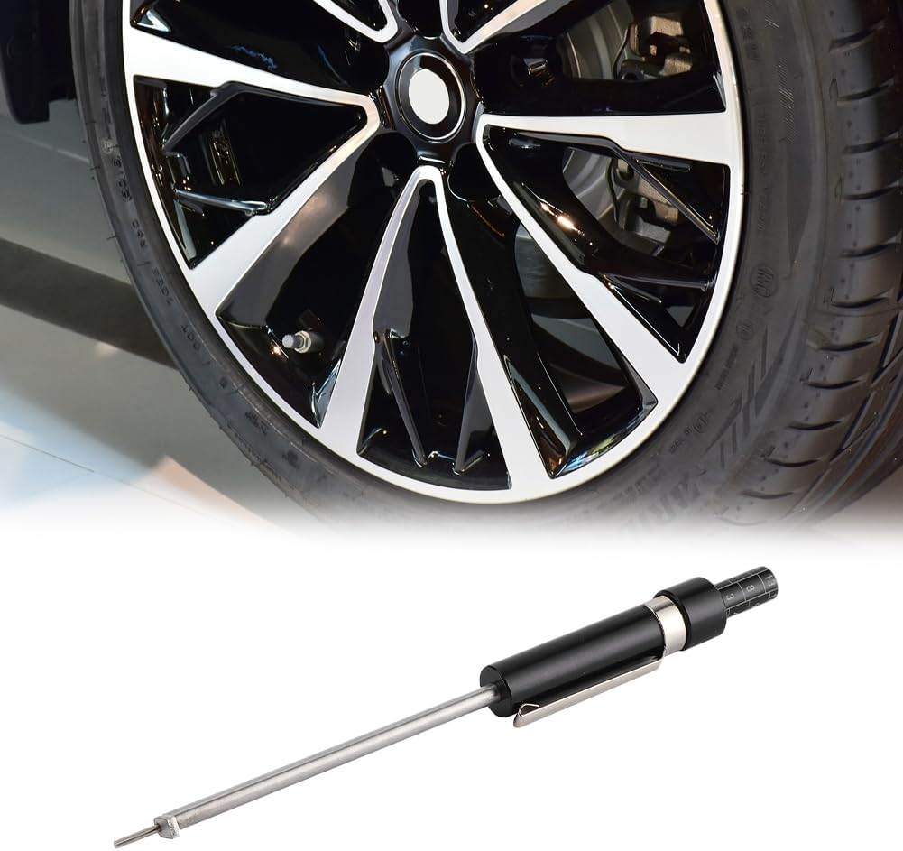 Brake Pad Thickness Gauge, Car Braking Pads Detection Pen Vehicle Brakes Service Pencil Time Saving Tester Measuring Tool Automotive Measurement for Auto Enthusiast Professional Mechanic image number 3