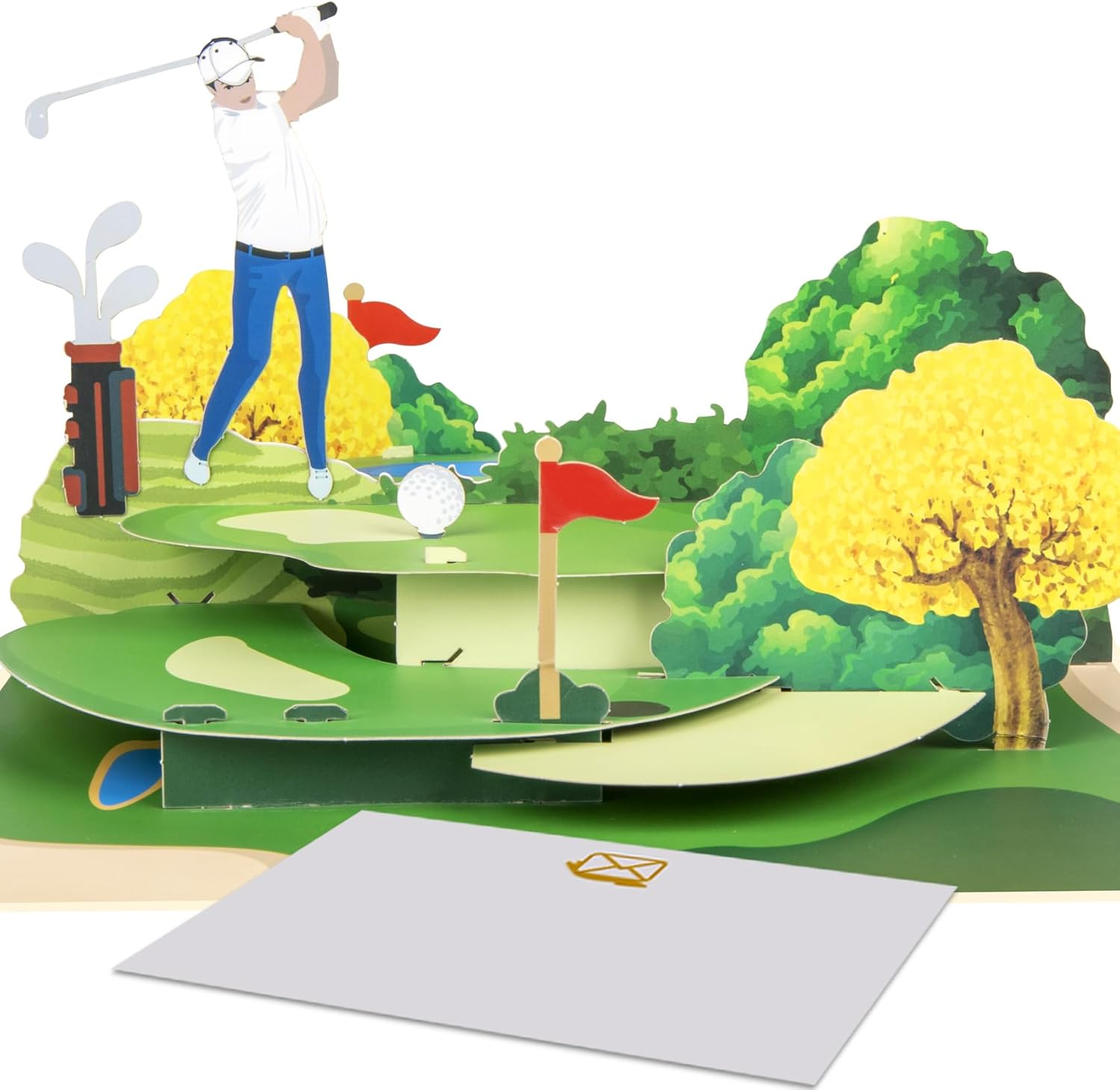 Magic Ants Pop-Up Birthday Card- Soccer Themed Father'S Day 3D Greeting Card