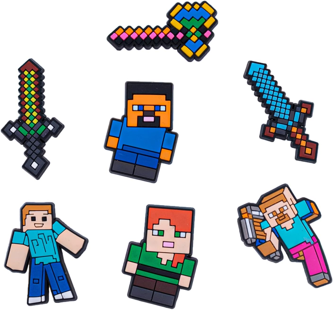 Shoe Charm for DIY Anime Game Cute Croc Animal Boys Girls Teens Kids Ball Sports Decoration Accessories Different Designs PVC Trendy Cute Shoe Charms Party Birthday Gifts image number 4