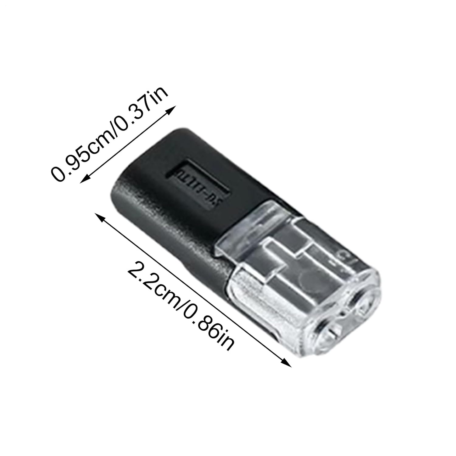 2 Pin Wire Connector, Solderless Adapter Terminal - Quick Lighting Connector for Automotive Fan Electrical Work Home Improvement Trailer Circuit Repair Construction Site Marine image number 1