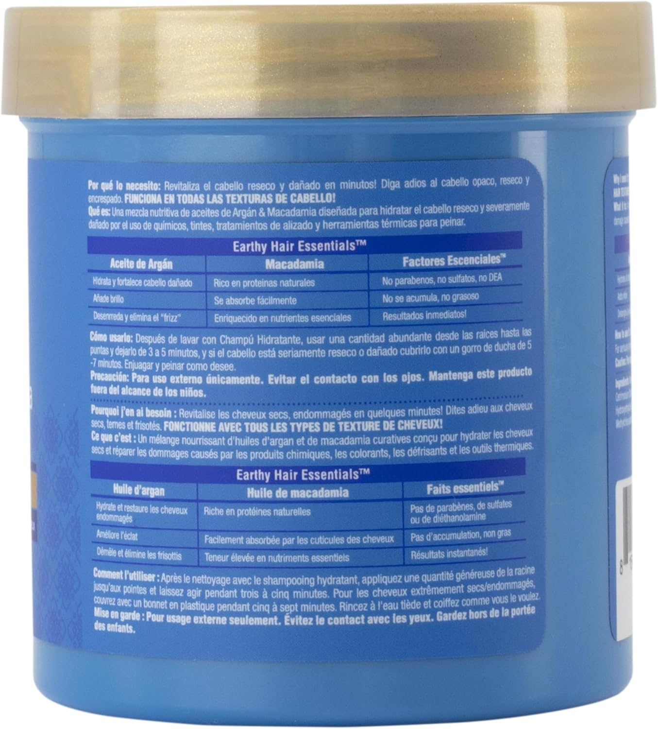 Every Strand Argan Oil with Macadamia Hydrating Hair Masque, 440Ml image number 3