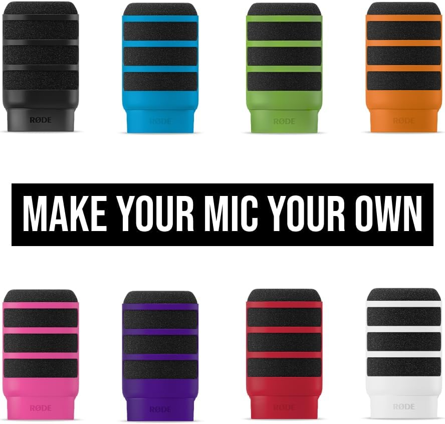 R&Oslash;DE WS14 Premium Pop Filter for Podmic and Podmic USB (Blue) image number 6