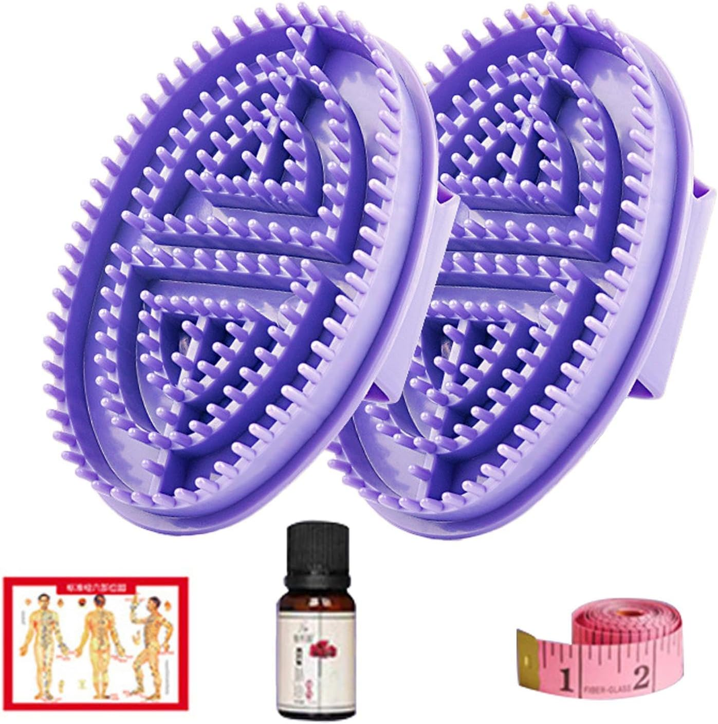 Meridian Brush Massage Brush - Meridian Ergonomic Massage | Long Lasting Safe Comb for Relaxation and Improved Circulation image number 4
