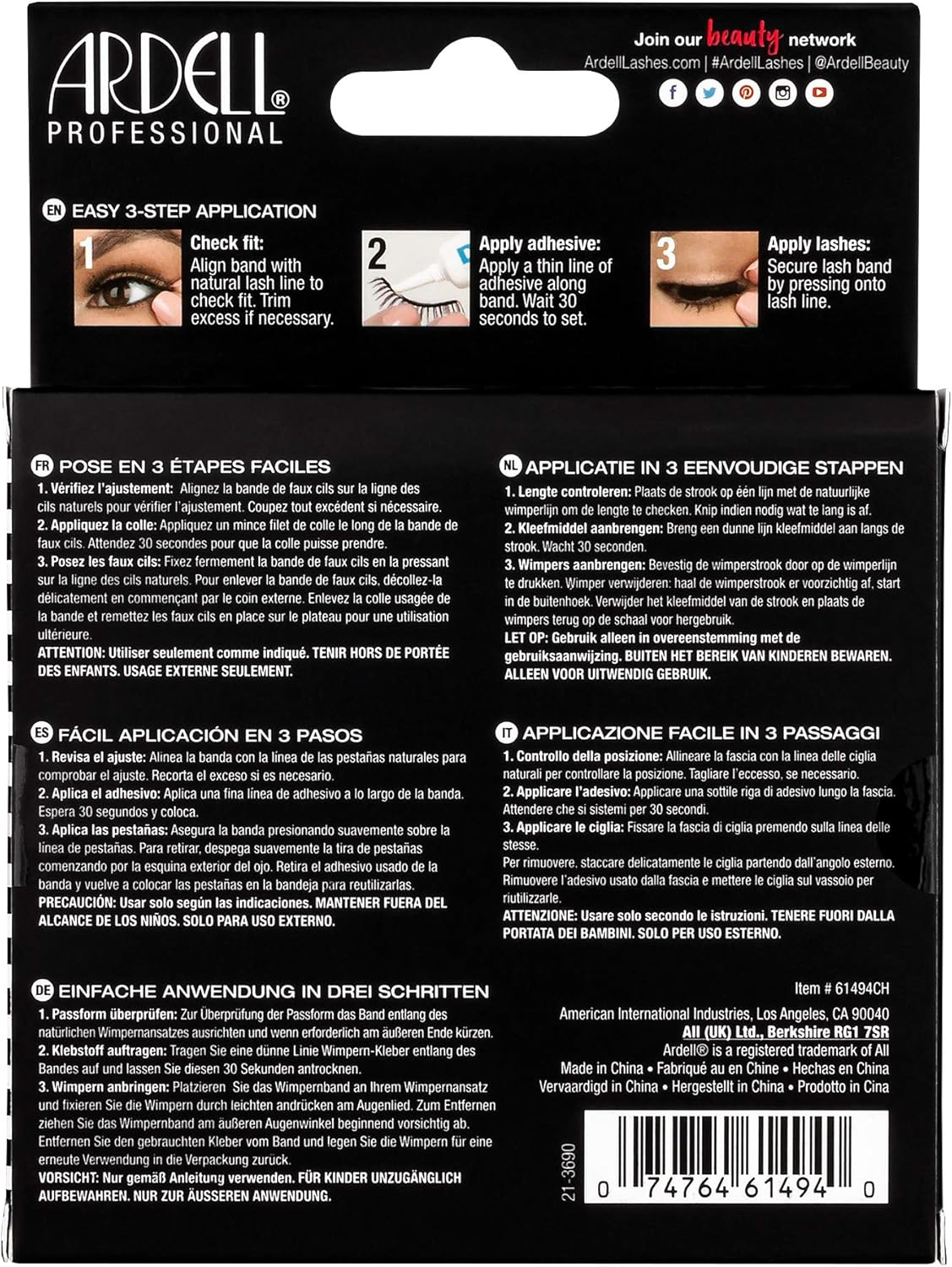 THE Best 4 Pairs Ardell Demi Wispies Natural Multipack False Eyelashes Fake Eye Lashes the Best S Demi Wispies Natural Multipack False Eyelashes Fake Eye Lashes image number 5