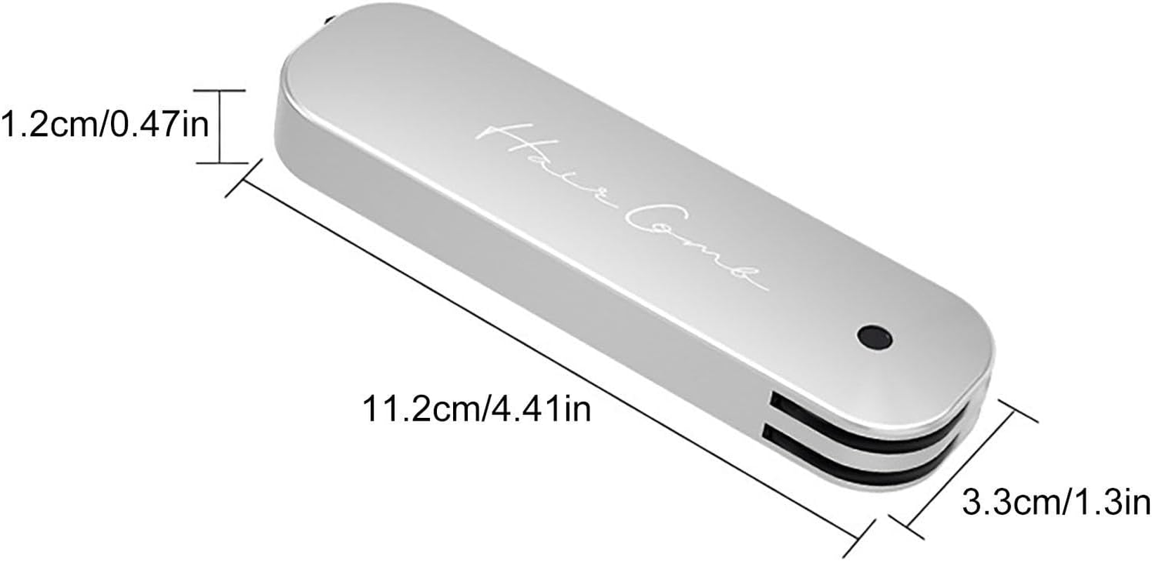 Foldable Hair Brush,Travel Brushes for Hair 2 in 1 Fine Tooth Comb & Wide Tooth Comb | Compact Hairbrush Purse Comb Hair Styling Tools for Gym Trip School Work Men Women image number 6