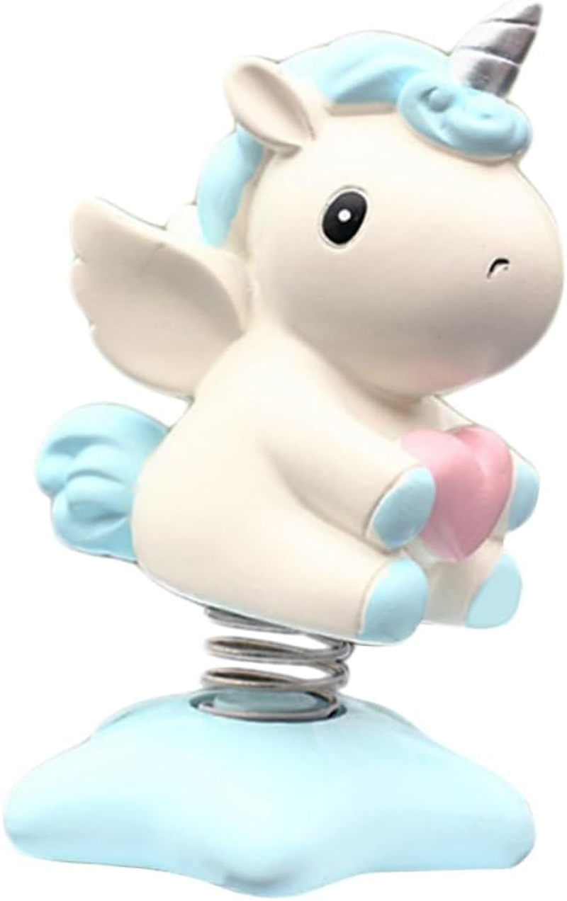 Abaodam Unicorn Ornaments Shaking Head Desktop Decoration Car Dashboard Accessory Home Products image number 6