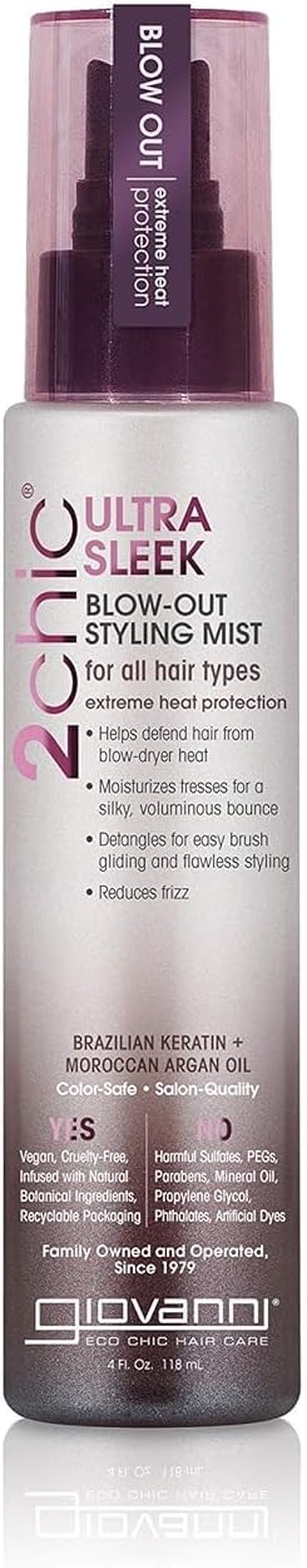 GIOVANNI 2Chic Blow Out Styling Mist (For All Hair Types), 118Ml image number 2