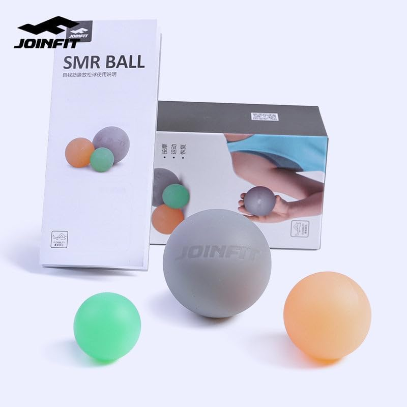 HCE Physical Massage Therapy Ball Set, Trigger Point Ball, Physical Therapy Ball for Deep Tissue, Myofascial Release, Muscle Pain Relief Ball for Back Foot Neck - Pack of 3 image number 2